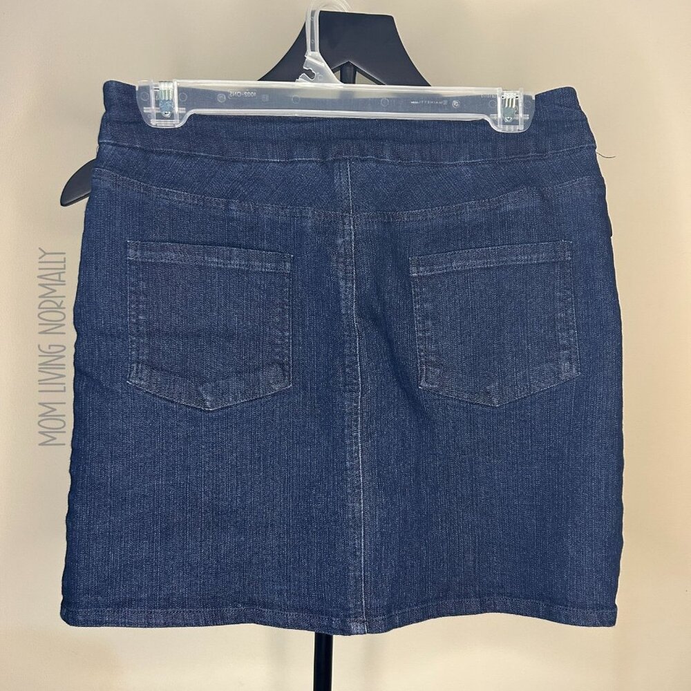 Soft Surroundings PS Denim Skort - Picture 2 of 3